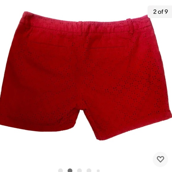 Merona Women’s Red Eyelet Sailor Shorts 8 - Picture 8 of 8